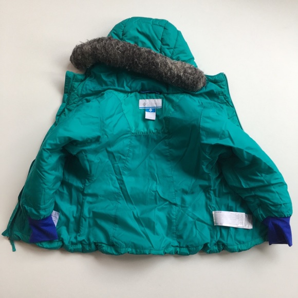 Columbia Girl XXS Green Winter Coat - Picture 8 of 10